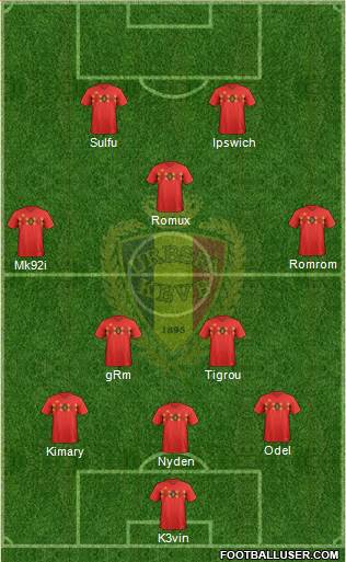 Belgium Formation 2018