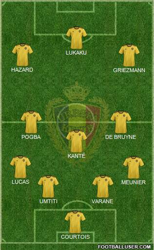 Belgium Formation 2018