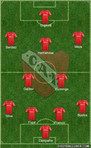 Independiente Formation 2018