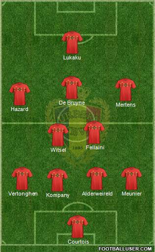 Belgium Formation 2018