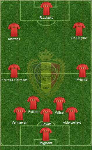 Belgium Formation 2018