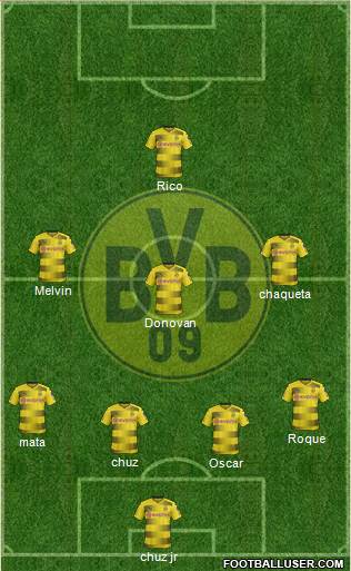 Borussia Dortmund Formation 2018
