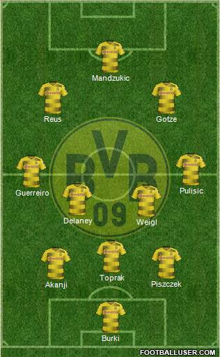 Borussia Dortmund Formation 2018