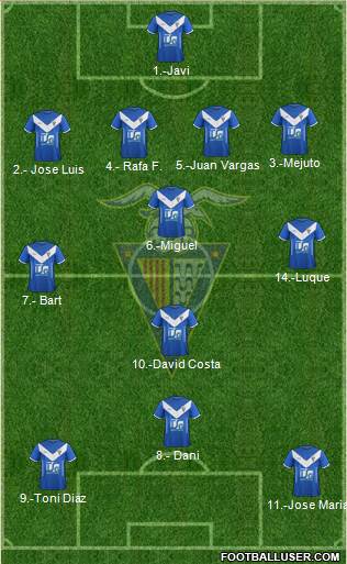 C.F. Badalona Formation 2018