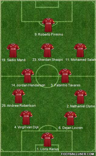 Liverpool Formation 2018