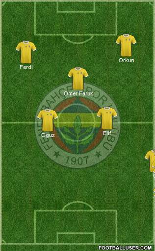 Fenerbahçe SK Formation 2018