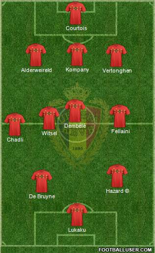 Belgium Formation 2018