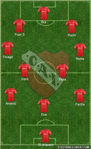 Independiente Formation 2018