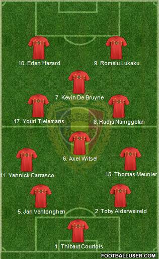 Belgium Formation 2018