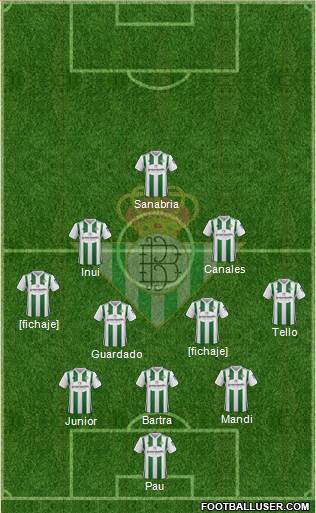 Real Betis B., S.A.D. Formation 2018