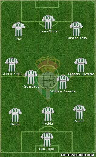 Real Betis B., S.A.D. Formation 2018