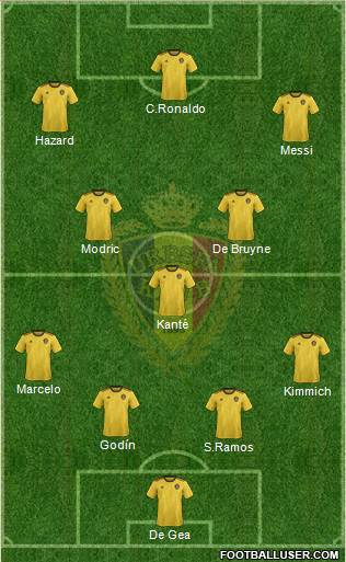 Belgium Formation 2018