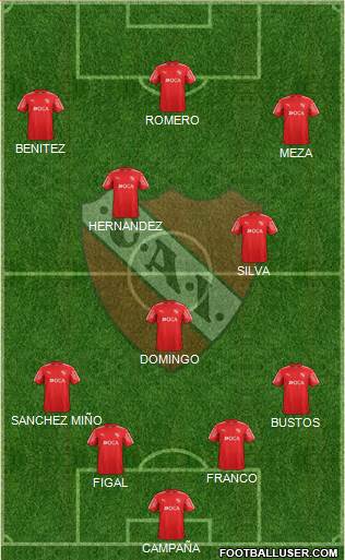 Independiente Formation 2018