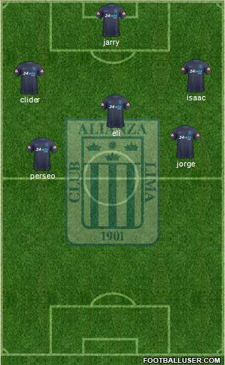 C Alianza Lima Formation 2018
