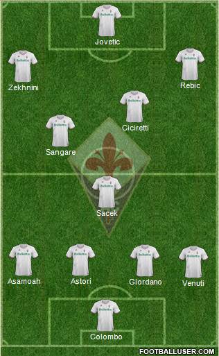 Fiorentina Formation 2018