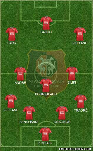 Stade Rennais Football Club Formation 2018
