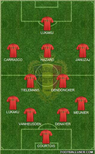 Belgium Formation 2018