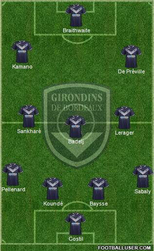FC Girondins de Bordeaux Formation 2018