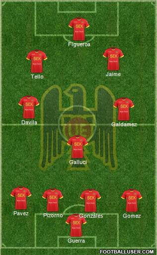 CD Unión Española S.A.D.P. Formation 2018