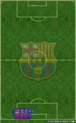F.C. Barcelona Formation 2018