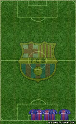 F.C. Barcelona Formation 2018