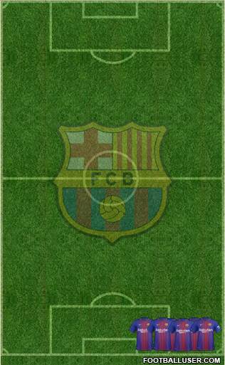 F.C. Barcelona Formation 2018