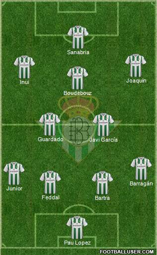 Real Betis B., S.A.D. Formation 2018