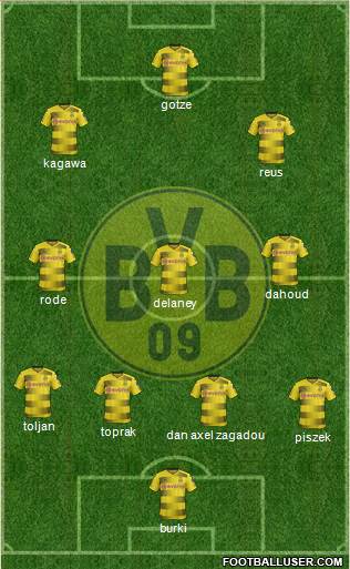 Borussia Dortmund Formation 2018