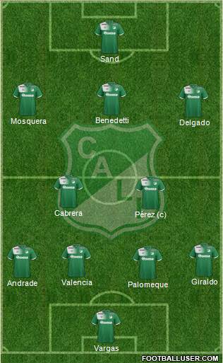 AC Deportivo Cali Formation 2018