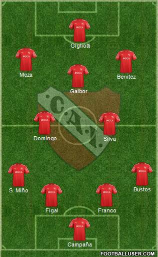 Independiente Formation 2018