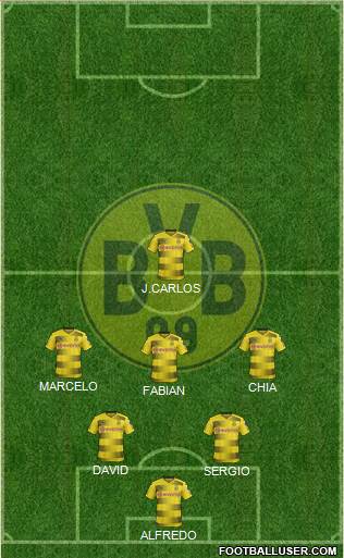 Borussia Dortmund Formation 2018