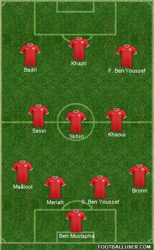 Tunisia Formation 2018