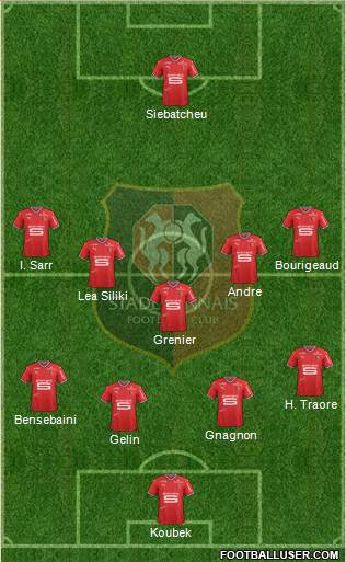 Stade Rennais Football Club Formation 2018