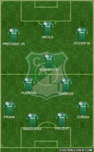 AC Deportivo Cali football formation