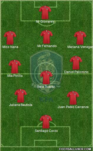 South Korea Formation 2018