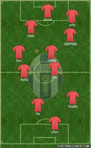 KF Tirana Formation 2018