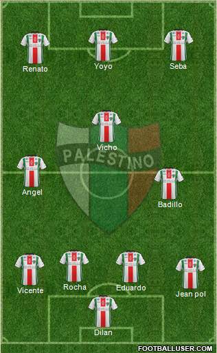 CD Palestino S.A.D.P. Formation 2018