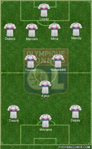 Olympique Lyonnais Formation 2018