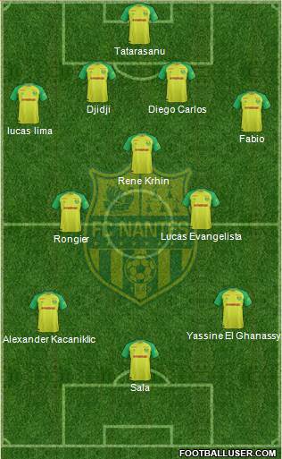 FC Nantes Formation 2018