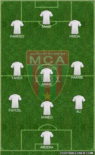 Mouloudia Club d'Alger football formation