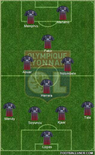 Olympique Lyonnais Formation 2018
