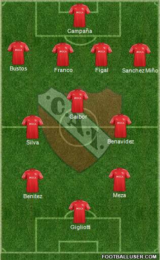 Independiente Formation 2018