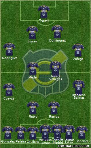 CD Everton de Viña del Mar S.A.D.P. Formation 2018