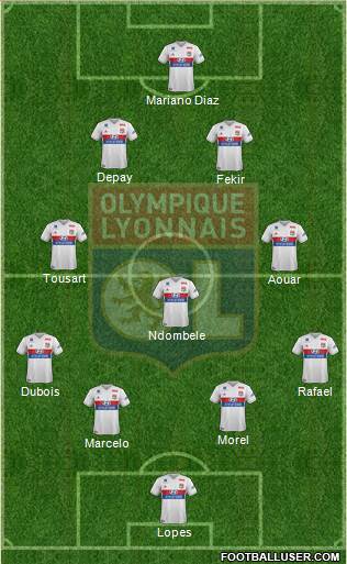 Olympique Lyonnais Formation 2018