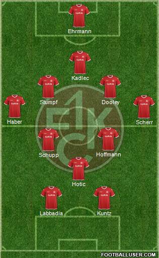 1.FC Kaiserslautern Formation 2018