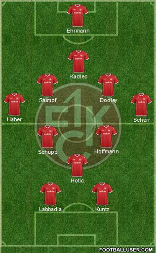 1.FC Kaiserslautern football formation