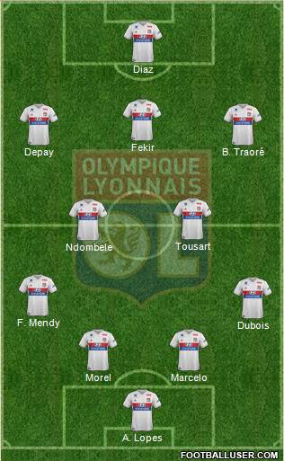 Olympique Lyonnais Formation 2018