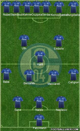 FC Schalke 04 Formation 2018