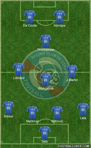 Racing Club de Strasbourg-Football Formation 2018