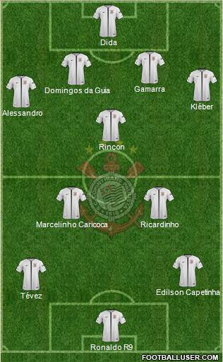 SC Corinthians Paulista Formation 2018